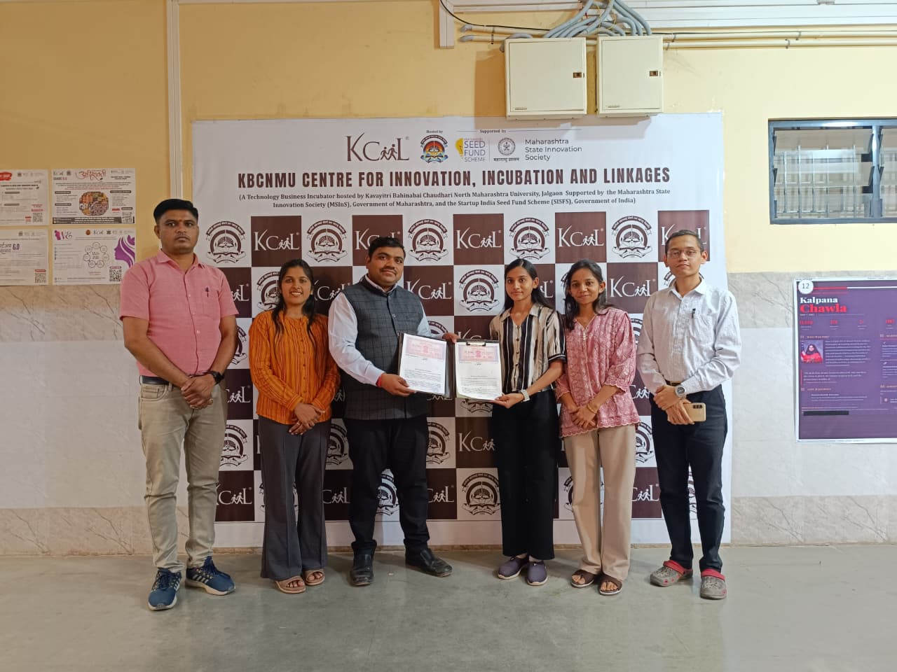 inal Year B.Pharm students have successfully secured selection for their startup ideas under the Women Entrepreneurship Program organized by KBCNMU–KCIIL (Center of Innovation & Incubation), Jalgaon.